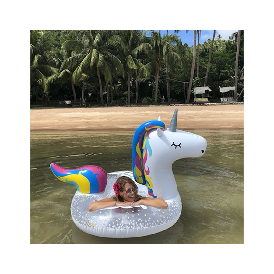 BMPF-0065 Круг надувной , unicorn glitter BigMouth  - Вид №2