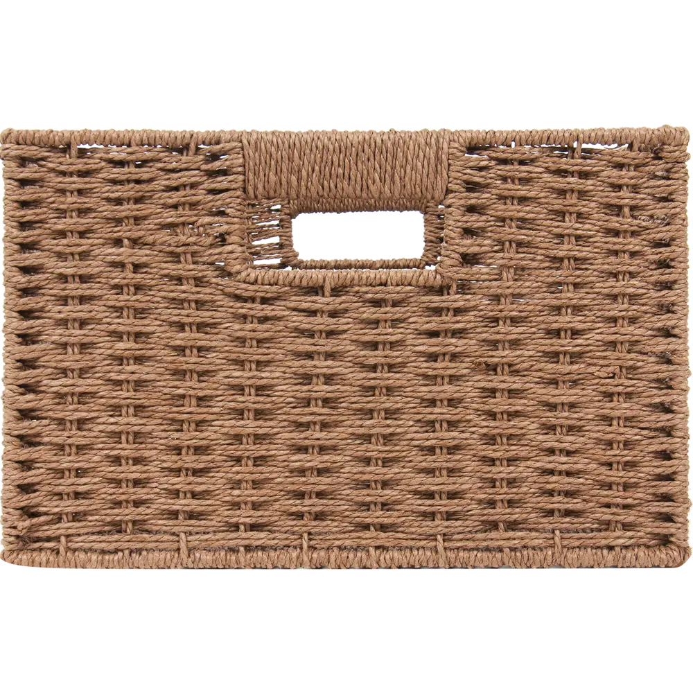 Корзина для хранения 38x18x28 см бумага цвет коричневый 82280888 STLM-2202056 Santreyd - Вид №3
