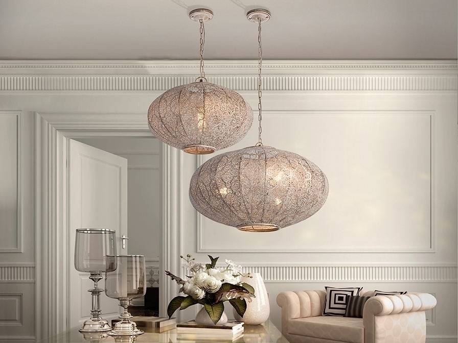 074625 Подвесной светильник 1L Ø43 Schuller India  - Вид №4