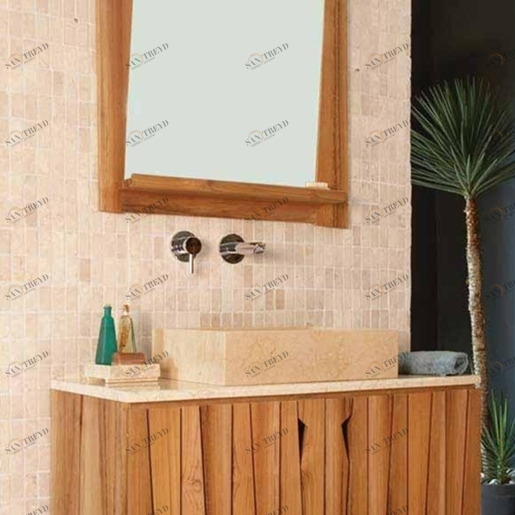 FLW001 Накладная раковина на столешницу  овальная BATi BALi 