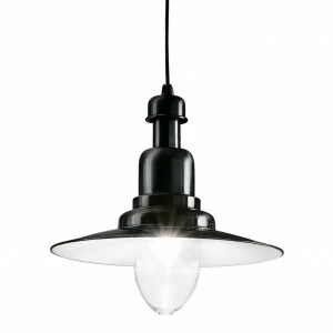 Подвесной светильник Ideal Lux Fiordi SP Big Nero IDEAL LUX ДИЗАЙНЕРСКИЕ, FIORDI 072643 Прозрачный;черный