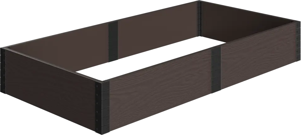 Грядка Holzhof с 3D-тиснением 300x100x30 см в цвете венге 89357041