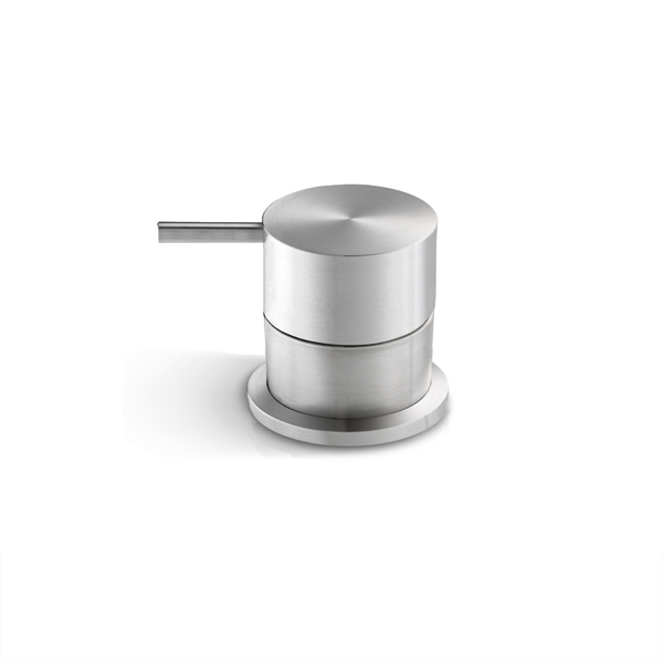 ONE106S Дивертер на борт ванны на 2 потока Linki ONE, Сатиновая Сталь