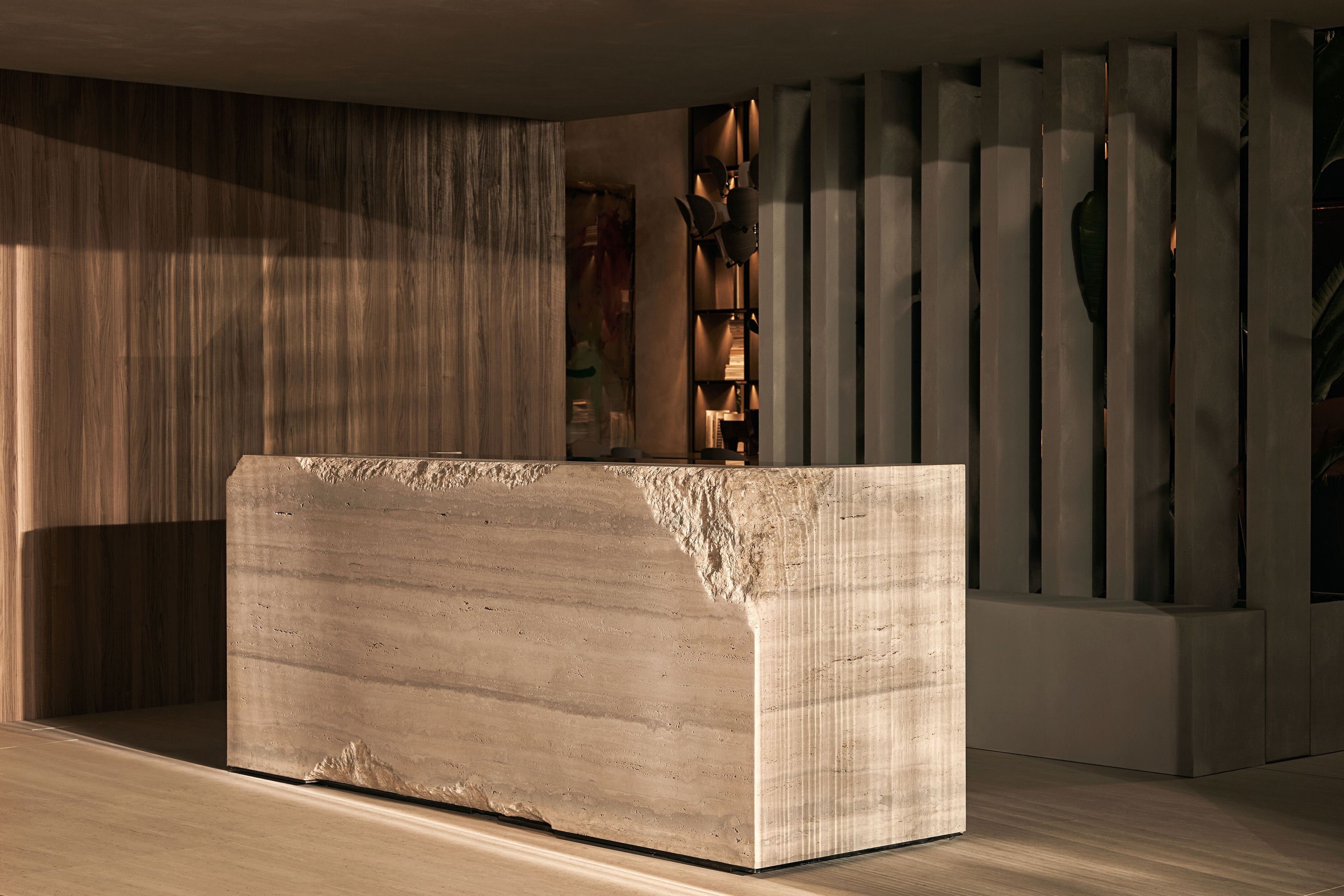 Стойка регистрации в травертине Visionnaire DOLMEN ARCH-00138433 - Вид №3