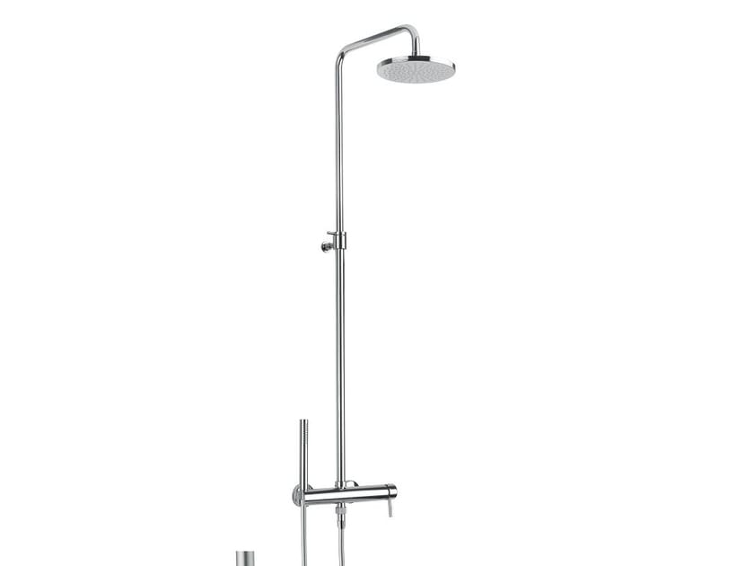 Хромированная латунная душевая колонна Bugnatese K-Line ARCH-00071260