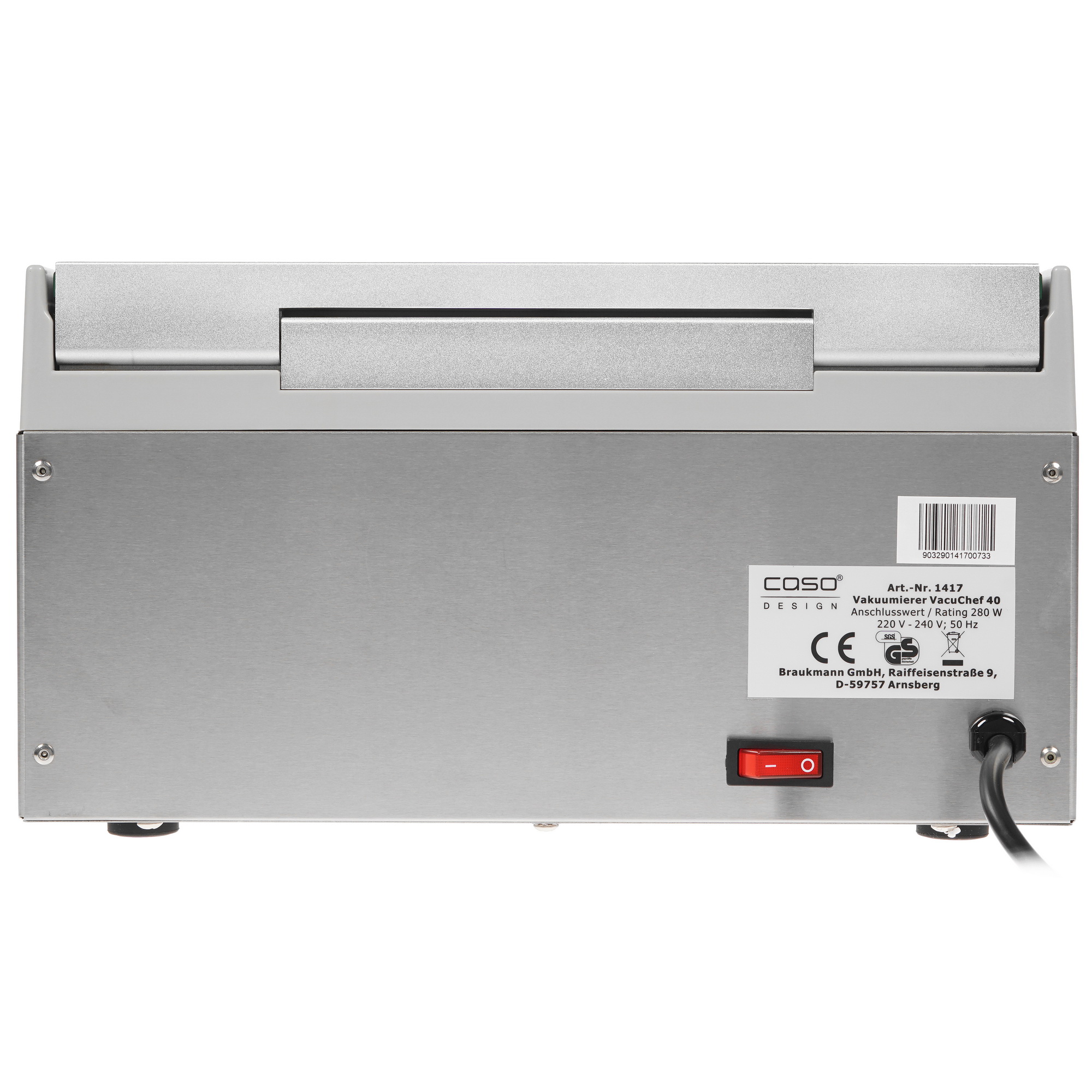 1694338 Вакуумный упаковщик камерный CASO VacuChef 40 STDN-0001330 - Вид №5