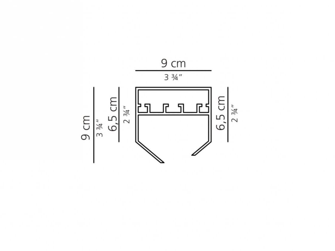 Светодиодный настенный светильник с порошковым покрытием Casamilano SIGNUP ARCH-00117261 - Вид №9