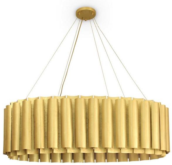 BRABBU Подвесной светильник ручной работы из латуни Aurum sun-id-1499844 - Вид №2