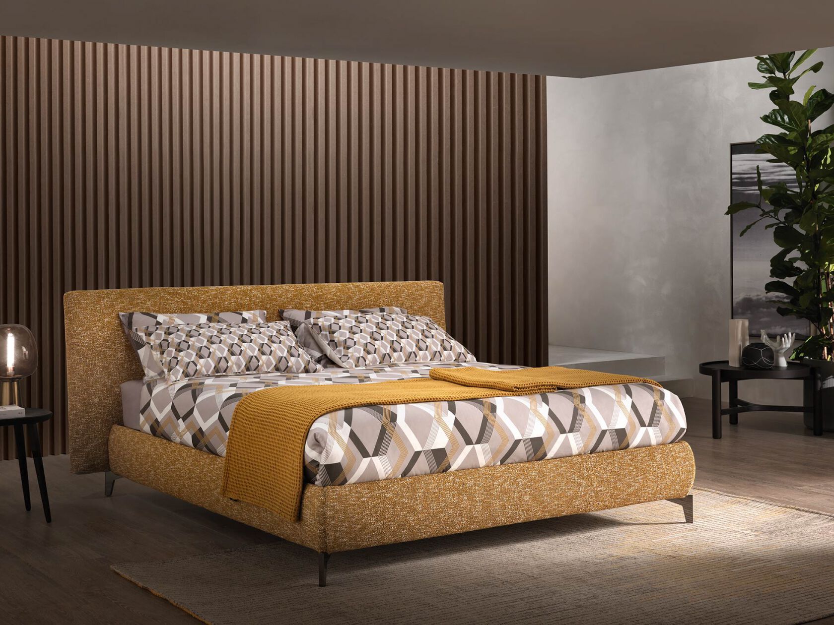 Мягкая кровать из ткани Altrenotti Soul ARCH-00079211