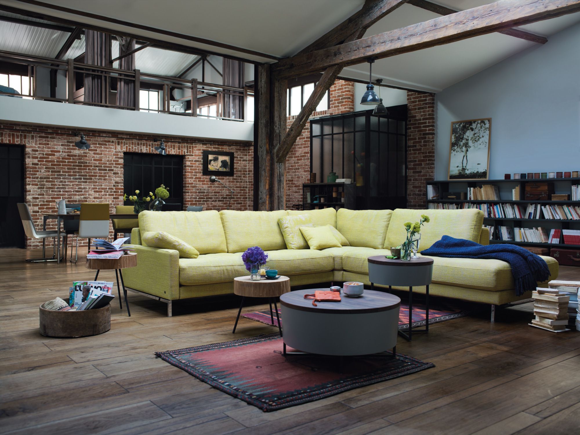 Угловой диван из ткани Rolf Benz Rolf Benz 011 EGO ARCH-00030916 - Вид №1