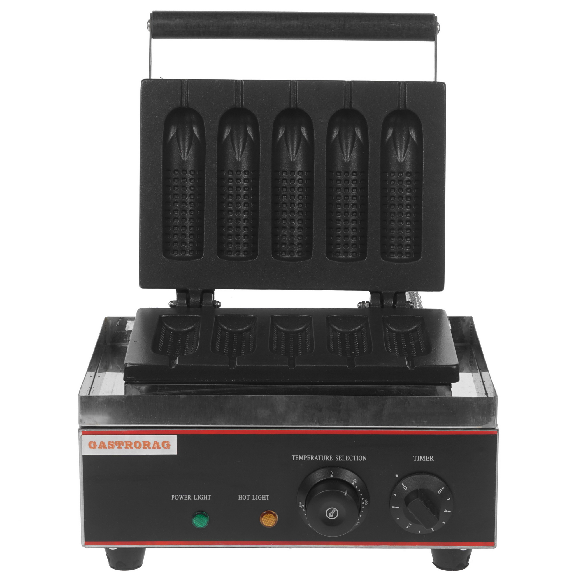 8107569 Вафельница GASTRORAG ZU-EG-5B серебристый STDN-0138678 - Вид №1