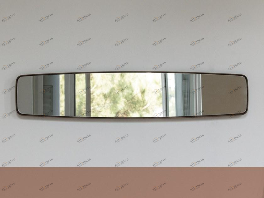 Porada Прямоугольное зеркало в ореховой раме Iron sun-id-1400359