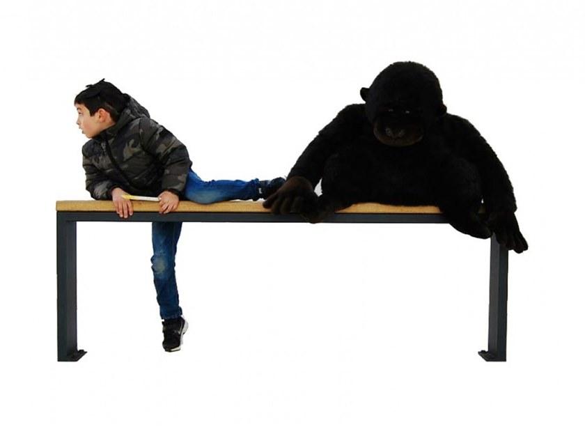 Euroform W Деревянная скамейка без спинки  1600  - Вид №3