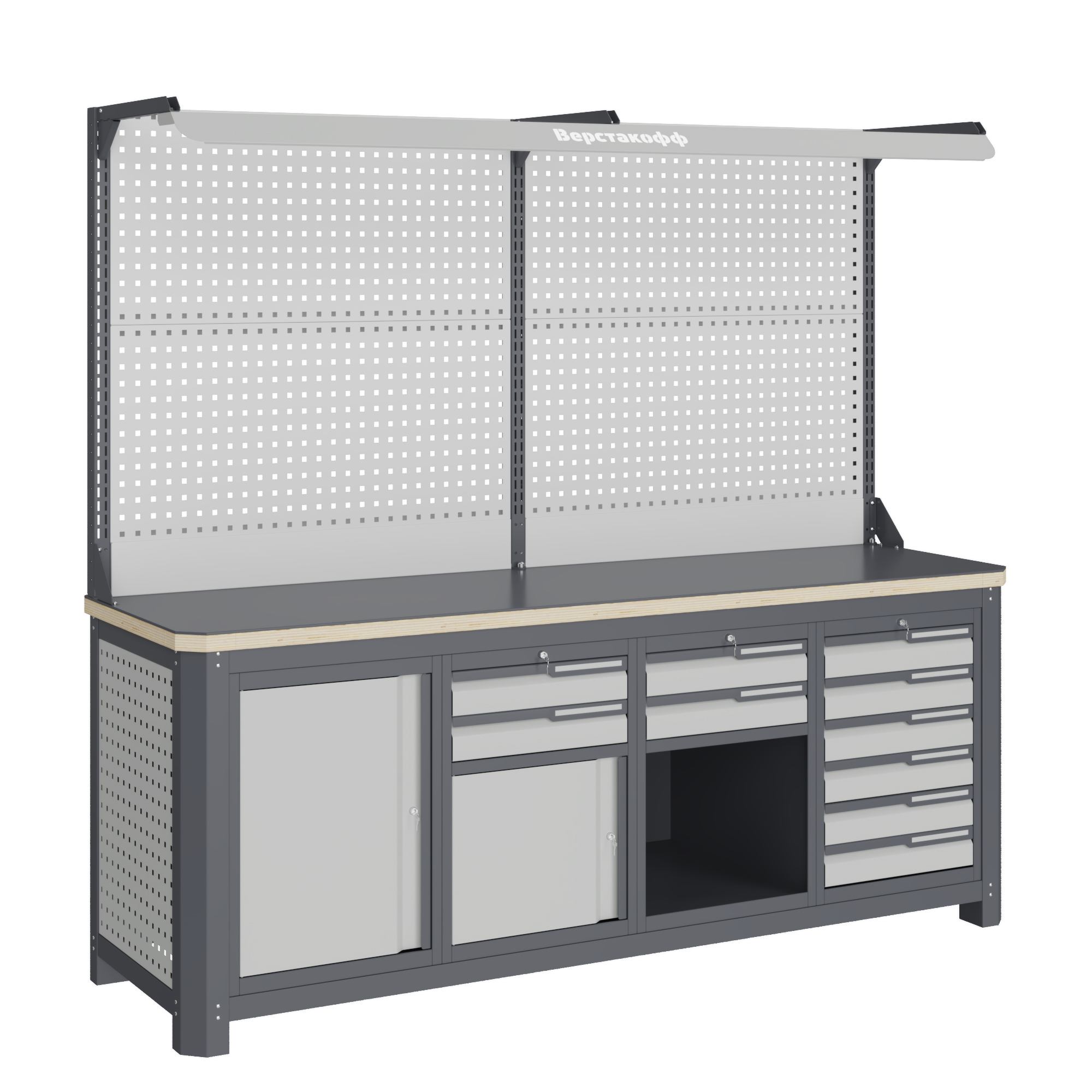 Модульный верстак MCN 2052.S2679.2-2F Верстакофф 111318