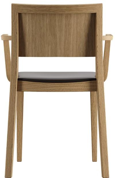 horgenglarus Штабелируемый стул из массива дерева с подлокотниками Lyra 6-550a - Вид №6