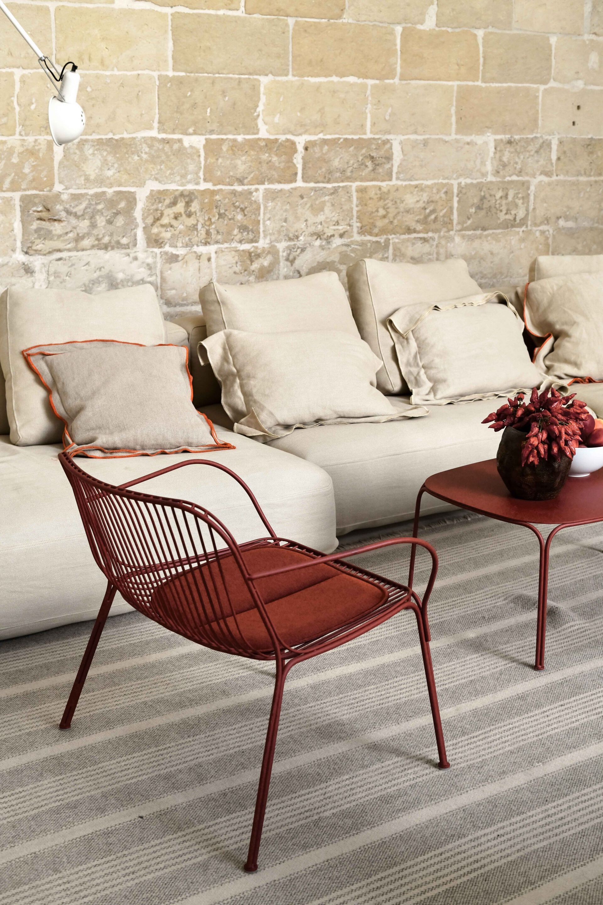 Садовое кресло из оцинкованной стали с подлокотниками Kartell Hiray ARCH-00023040 - Вид №9