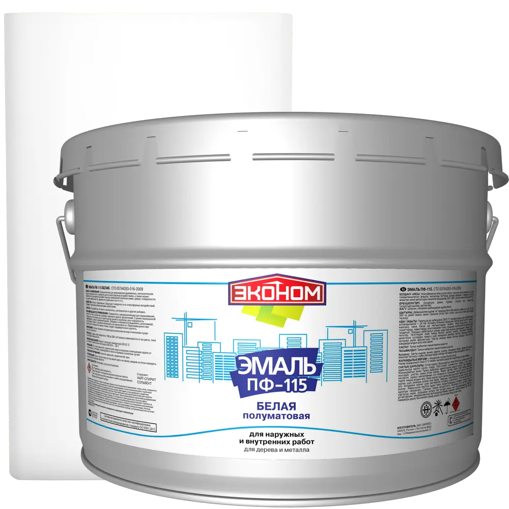 Эконом ПФ-115: Универсальная эмаль для наружных и внутренних работ 17831505 STLM-0008725