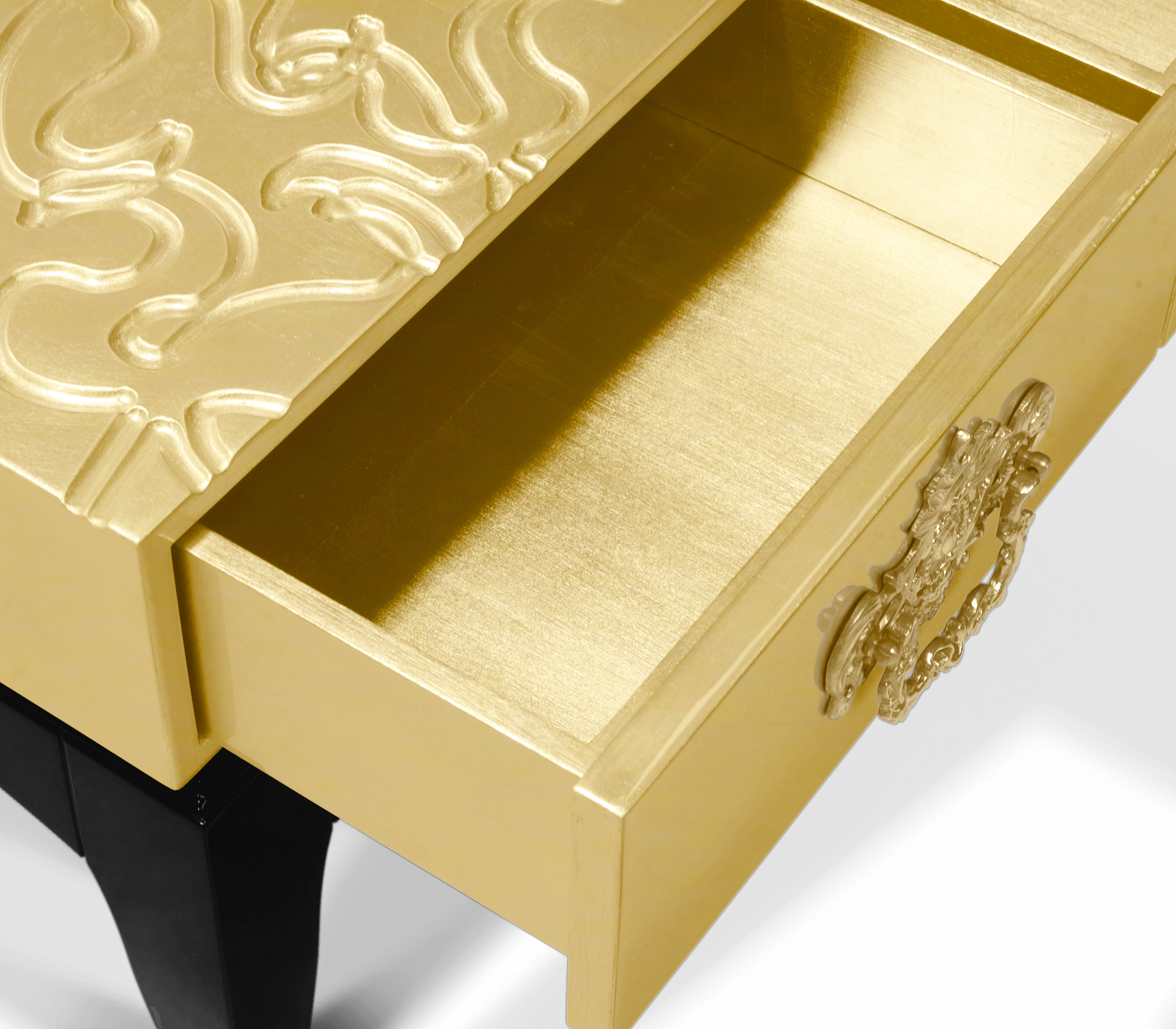 0-234 Золотая тумбочка Тринити Boca Do Lobo  - Вид №7