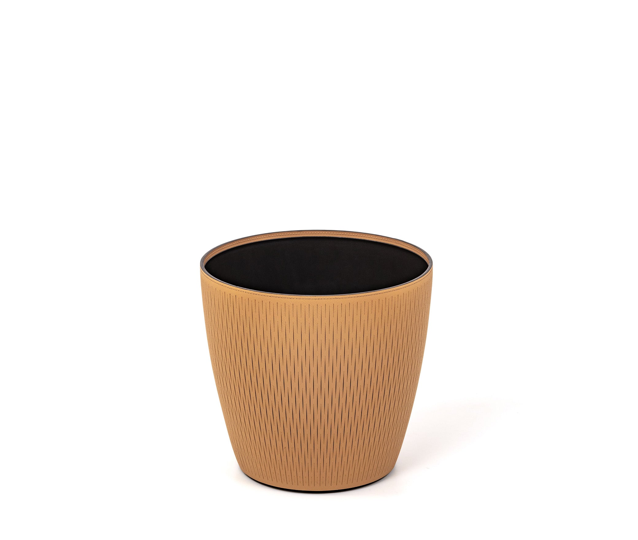 Цветочный горшок Silvy - Ø 36XH34,5 см / регенерированная зернистая кожа_coffee Pinetti 00.2064.083.015 - Вид №1