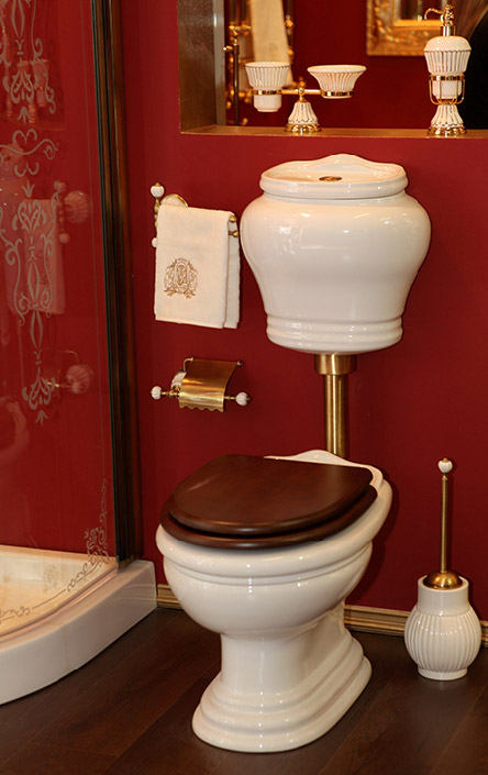 ML.MLD-25.711.BI/ML.MLD-25.728.BI/ML.OLV-29.013/ML.OLV-29.015/ML.RIC-29.040.BI.BR/ML.RIC-29.045.BR Компакт унитаз с бачком Белый Migliore  Италия  - Вид №6