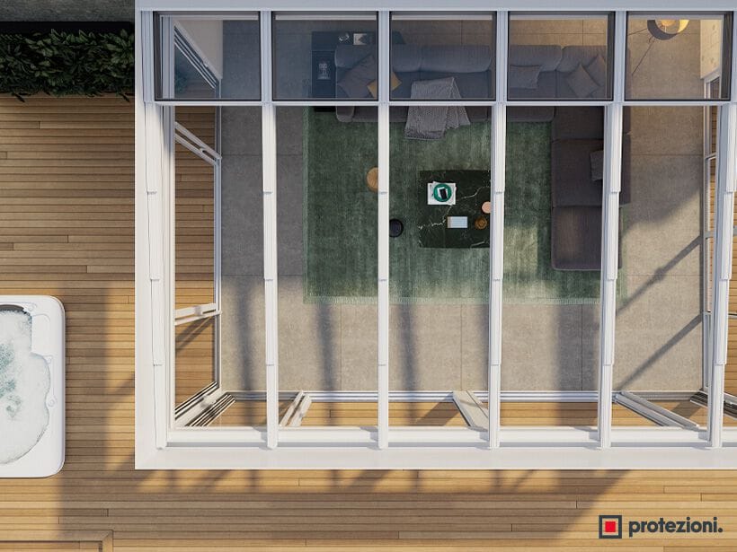 Подвижная крышка с термической резкой Protezioni Ermes ARCH-00035647 - Вид №5