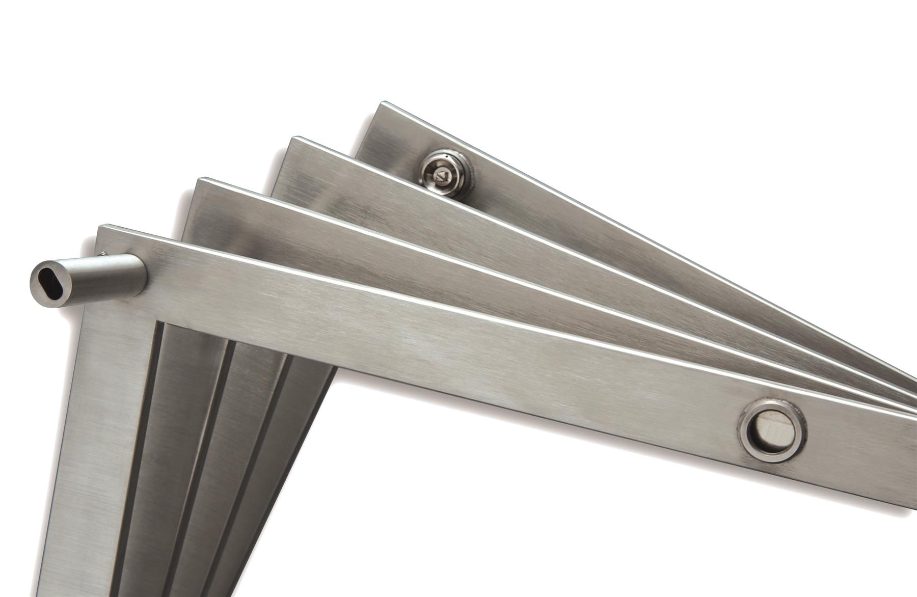 Полотенцесушитель Hammam JUPITER Stainless steel  комбинированный; электрический или водяной Сталь  - Вид №29