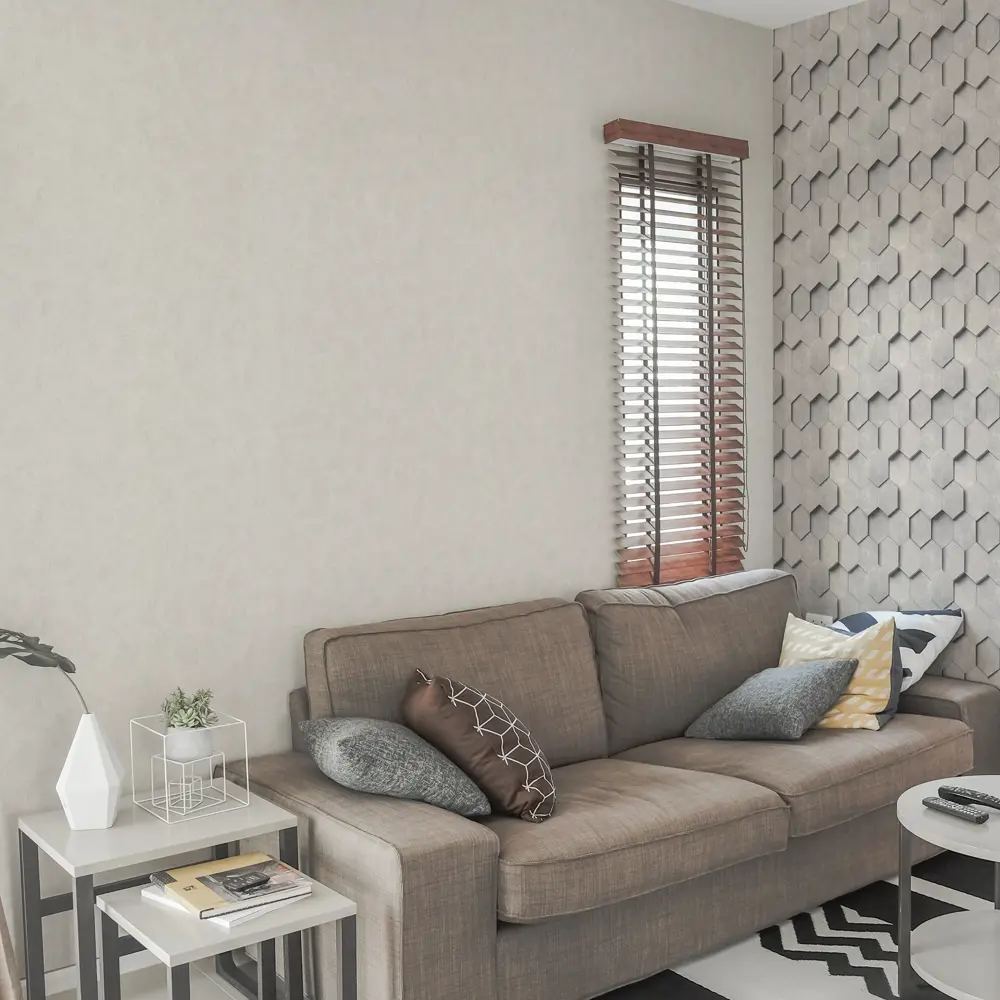 INSPIRE Art: Флизелиновые обои серые с текстурой камня 1.06 м 89341667 STLM-0828212 - Вид №3