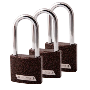 Комплект навесных замков Avers PD-01-50-L 48х50 мм, чугун, 3 шт.