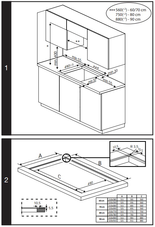 9973473 Индукционная варочная поверхность Hotpoint HB 1560B NE STDN-0108962 - Вид №12