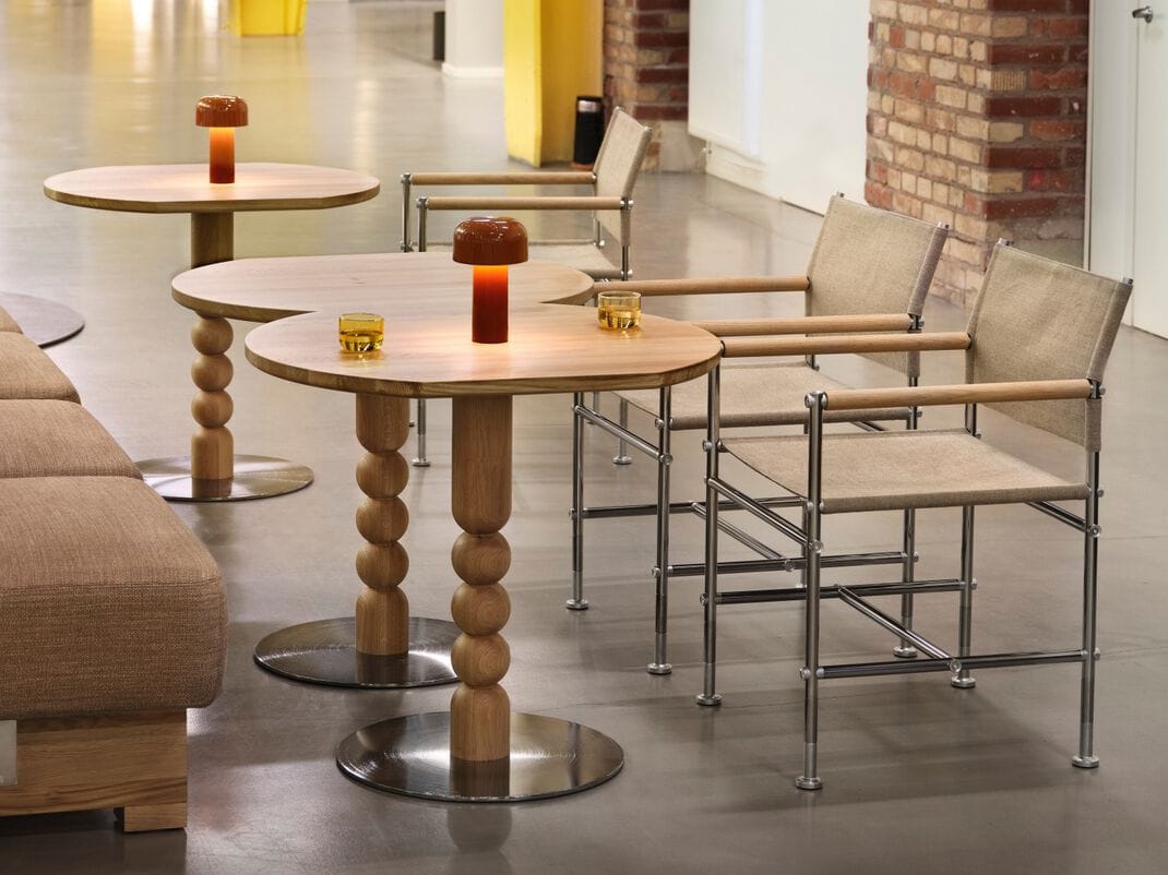 Круглый деревянный стол Bla Station TURN DINING ARCH-00000140