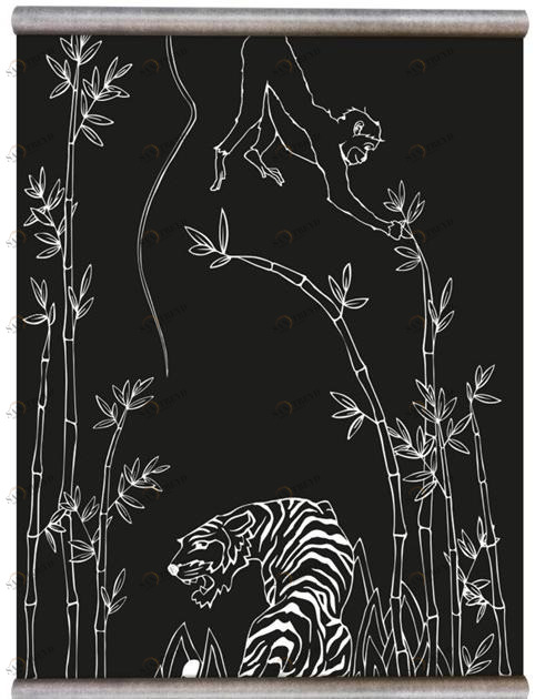 Groovy Magnets Магнитные виниловые обои Chalkboard Kmb-ju-mo-wh