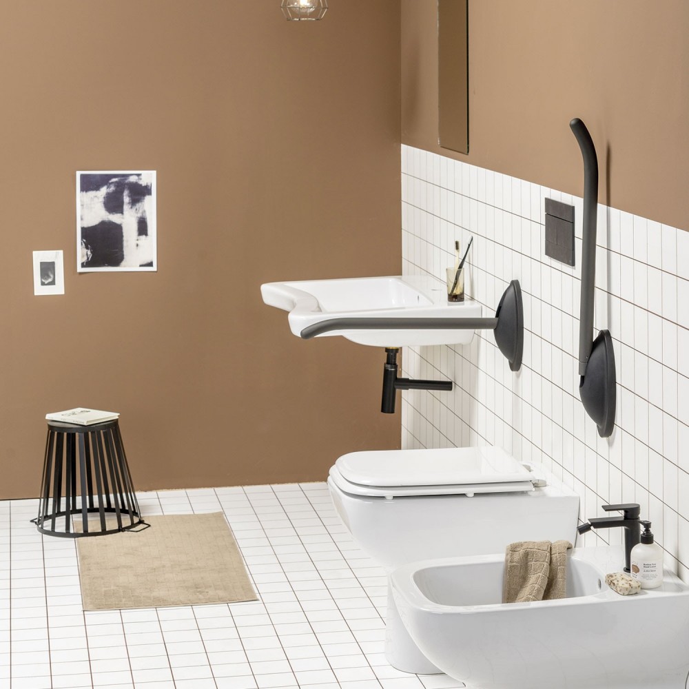 ST-600-SFNEVER Life Design Складная планка - Стиль  Тотальный мягкий антрацит  - Вид №3