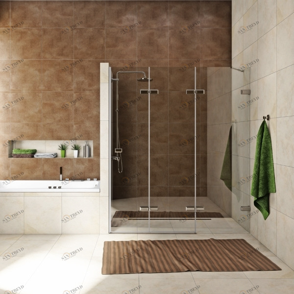 Душевая дверь в нишу 180x200 GK-863D стекло прозрачное 6 мм GUTEWETTER TREND DOOR 180X200GK863D