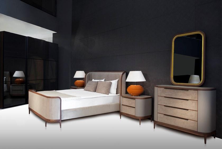 Mobi Спальня из дерева и кожи Manhattan sun-id-1453953 - Вид №2