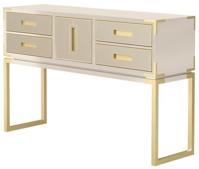 FRATO Лакированная прямоугольная деревянная консоль с ящиками Gardner Ffu090010aan  - Вид №1