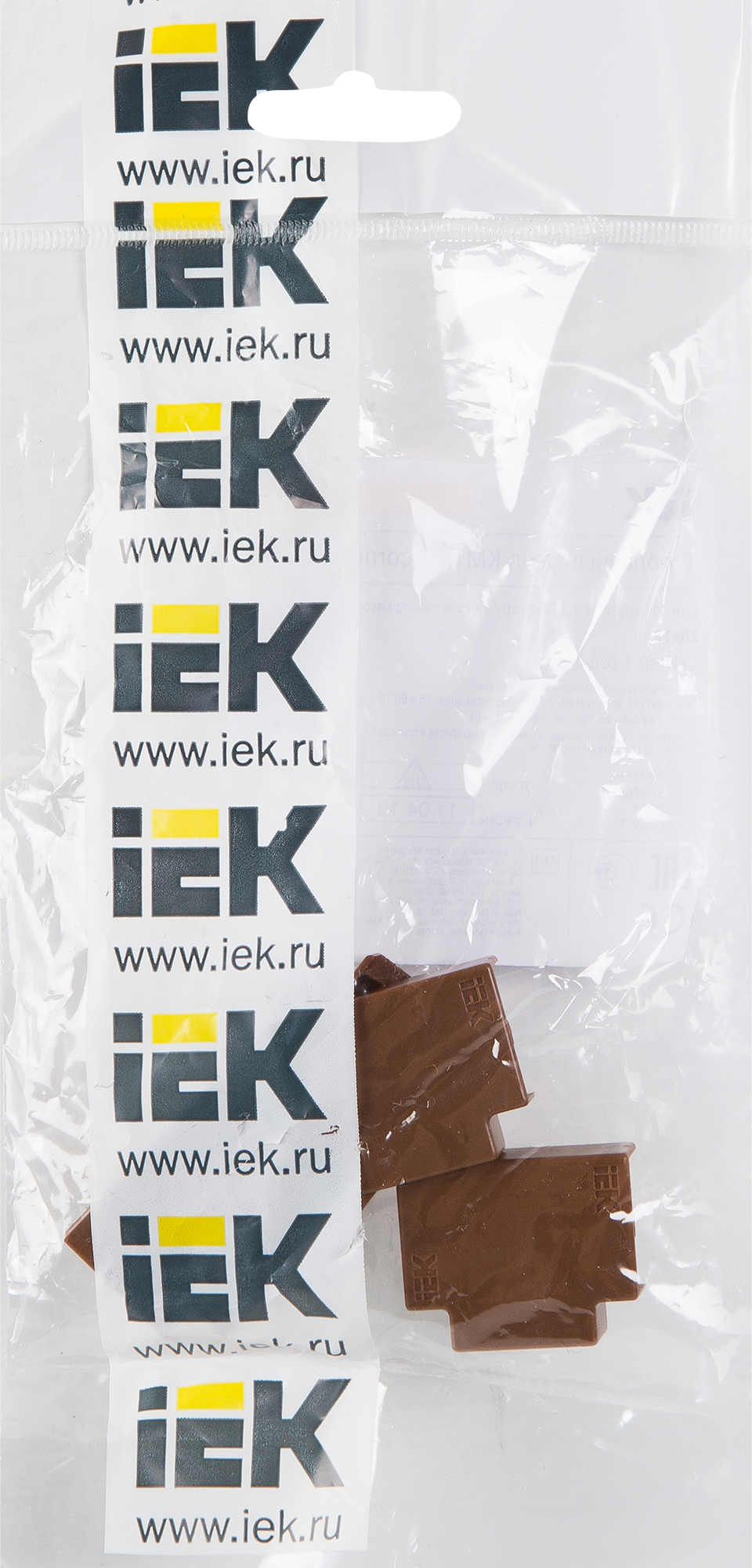 82411329 Тройник для кабель-канала 20х10 мм цвет дуб 4 шт. STLM-0026966 IEK  - Вид №1