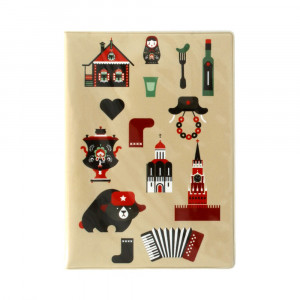 15019 Обложка для паспорта mix MIUSLI RUSSIA