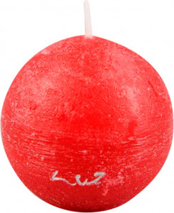 10629086 Luz your senses Свеча-шар Luz your senses 6см (античный красный) Парафин