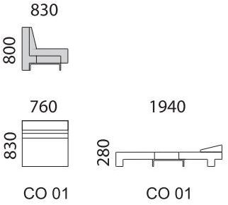 mminterier Кресло-кровать со съемным чехлом из ткани sun-id-1391940 - Вид №3