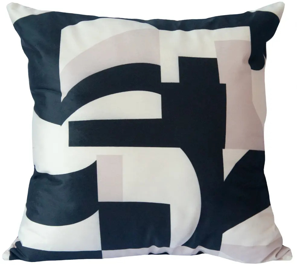 SEASONS Подушка декоративная Абстракция с растительным принтом 45×45 см 88947998