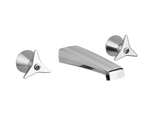 Настенный смеситель для раковины с 3 отверстиями