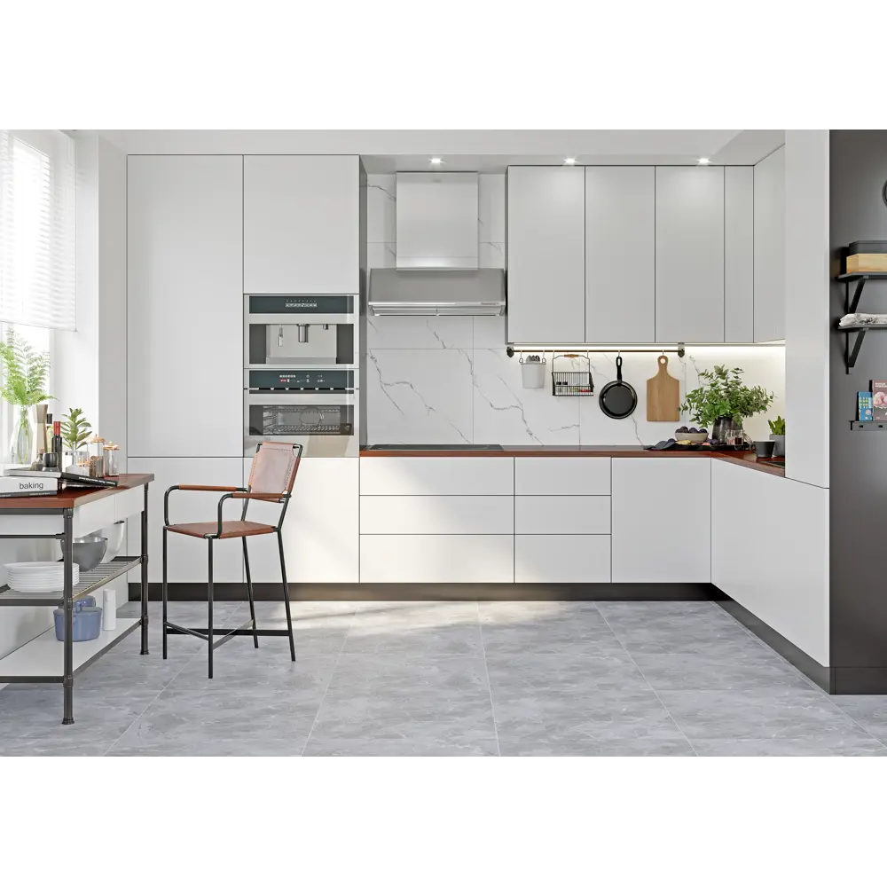 Керамогранит Grasaro Softmarble 60x60 см 1.44 м² лаппатированный цвет серый STLM-2066199 - Вид №6