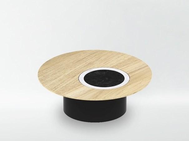 Host & Home Низкий круглый журнальный столик из каррарского мрамора sun-id-1399120 - Вид №2