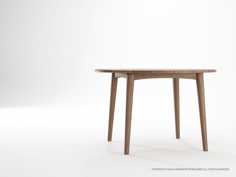 534_1061 Стол обеденный круглый 120 Karpenter GRASSHOPPER - Вид №3