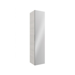 26866 SALGAR Колонна АЛЬЯНС 1600 двусторонняя 1 зеркальная дверца SBIANCATO 350 x 1600 x 349 мм Sbiancato