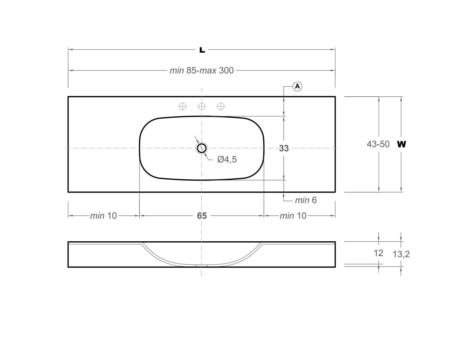 Столешница со встроенной раковиной Inbani G1 ARCH-00059298 - Вид №4