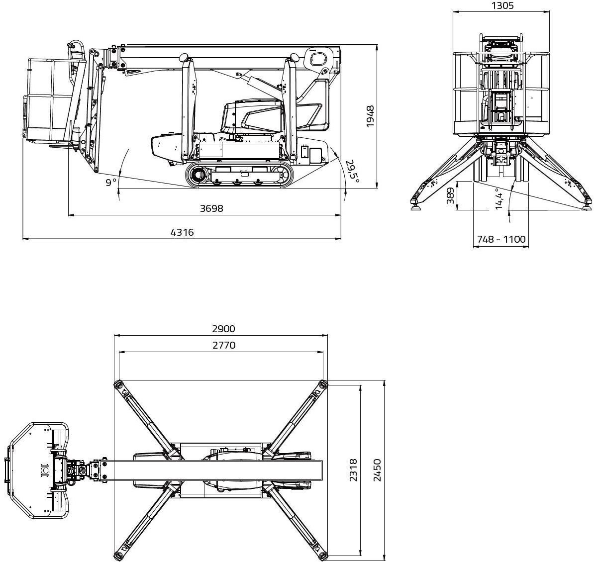 Hinowa Телескопическая автовышка sun-id-1487377 - Вид №11