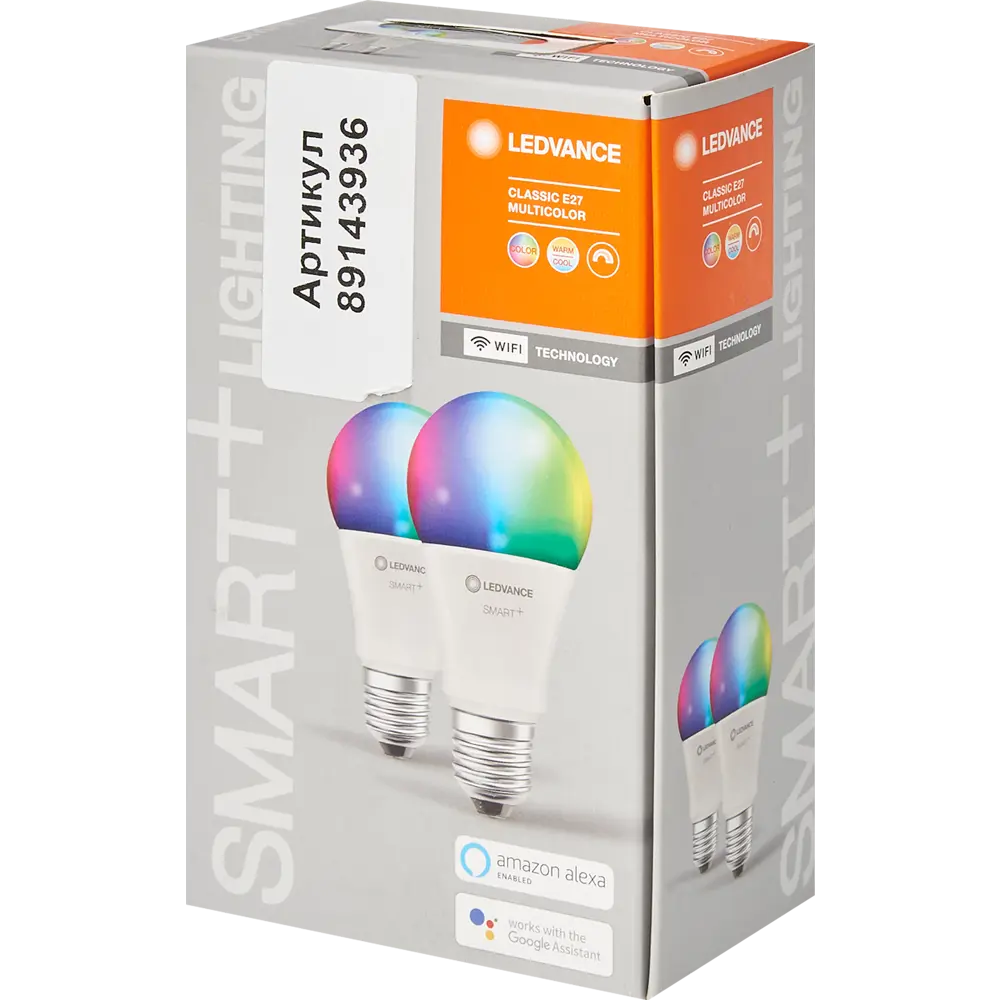 Набор умных ламп светодиодных Wi-Fi Osram Smart Plus E27 220-240 В 9 Вт груша матовая 806 лм изменение цвета RGB 89143936 STLM-2106219 LEDVANCE  - Вид №8
