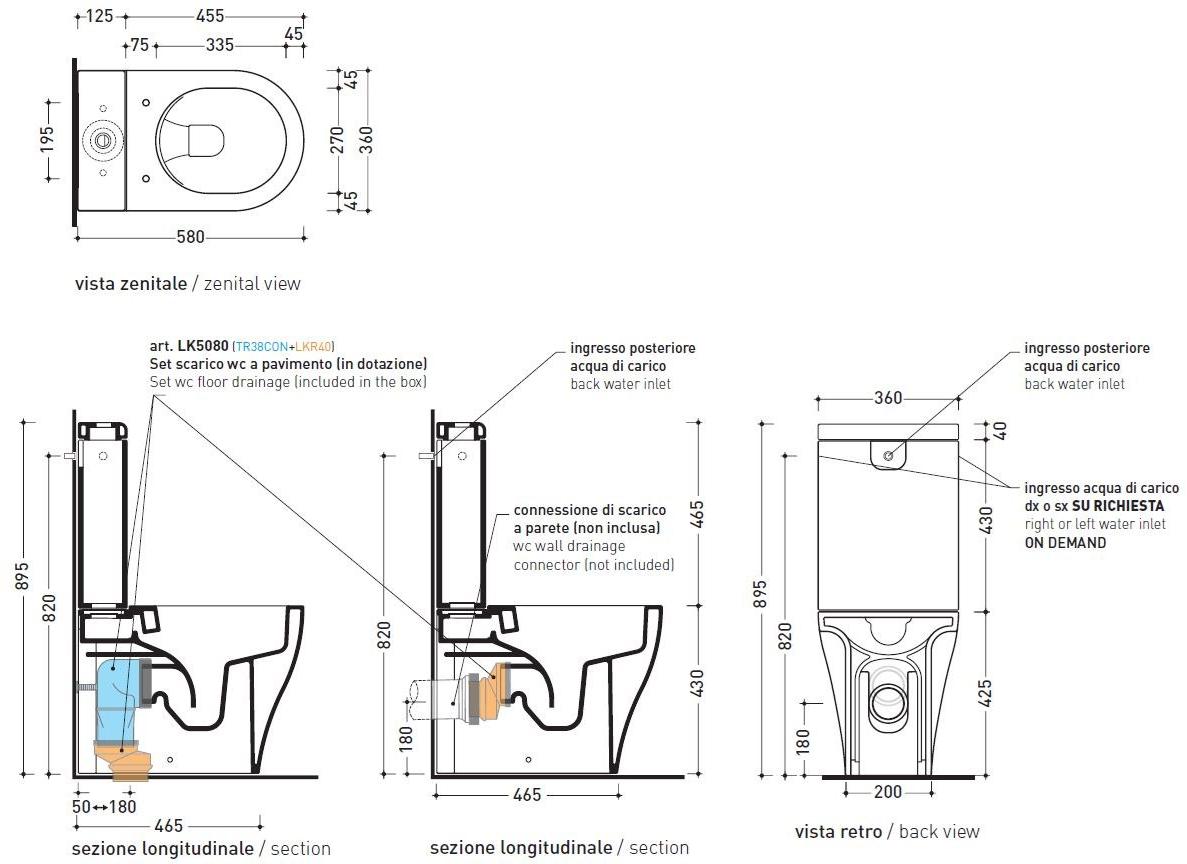 Ap116g Компакт унитаз с бачком Белый Ceramica Flaminia App Италия - Вид №3