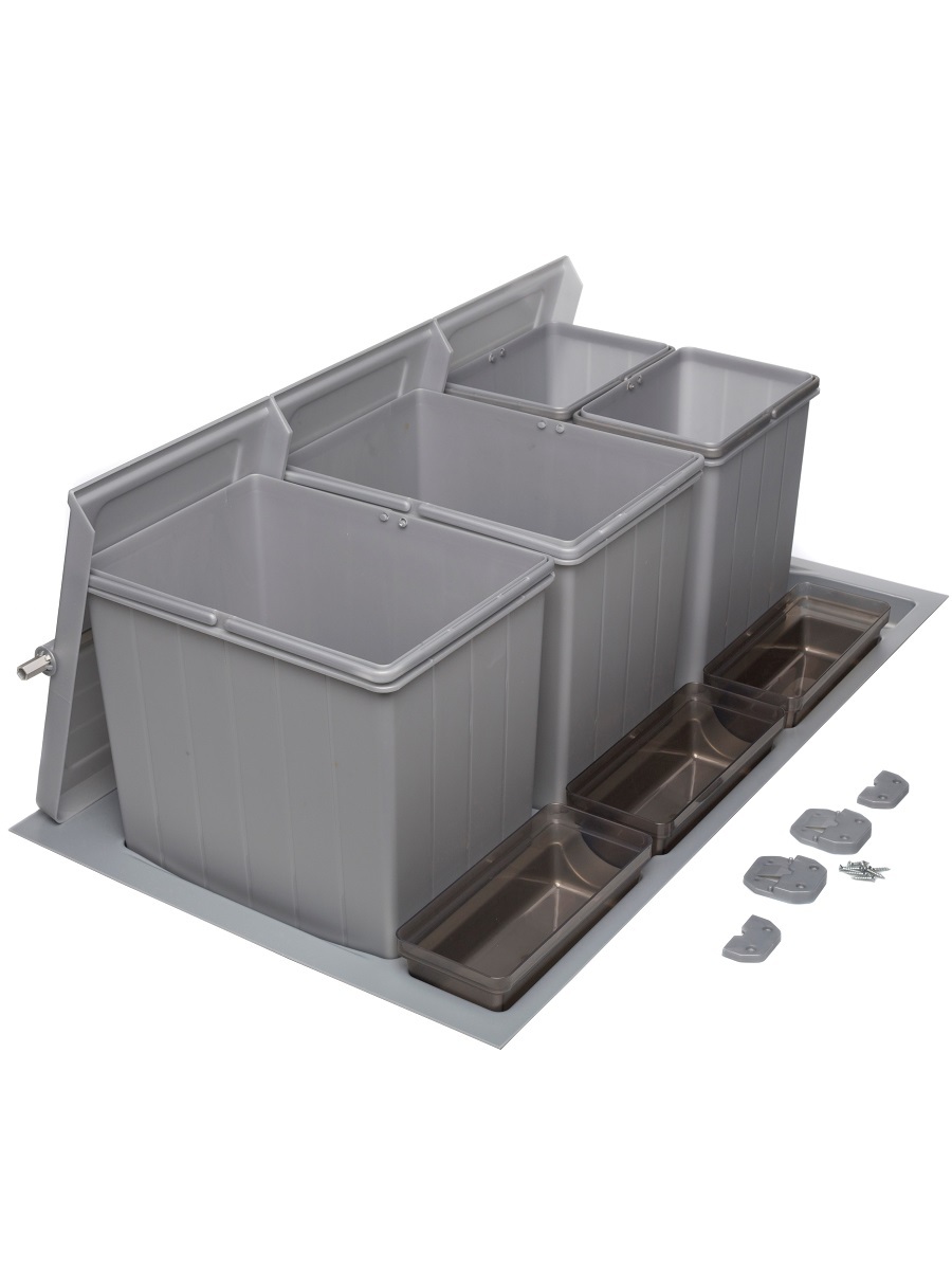 Система сортировки мусора Omega Top 900/47/4 Metallic Grey NAVAKO 10289 - Вид №2